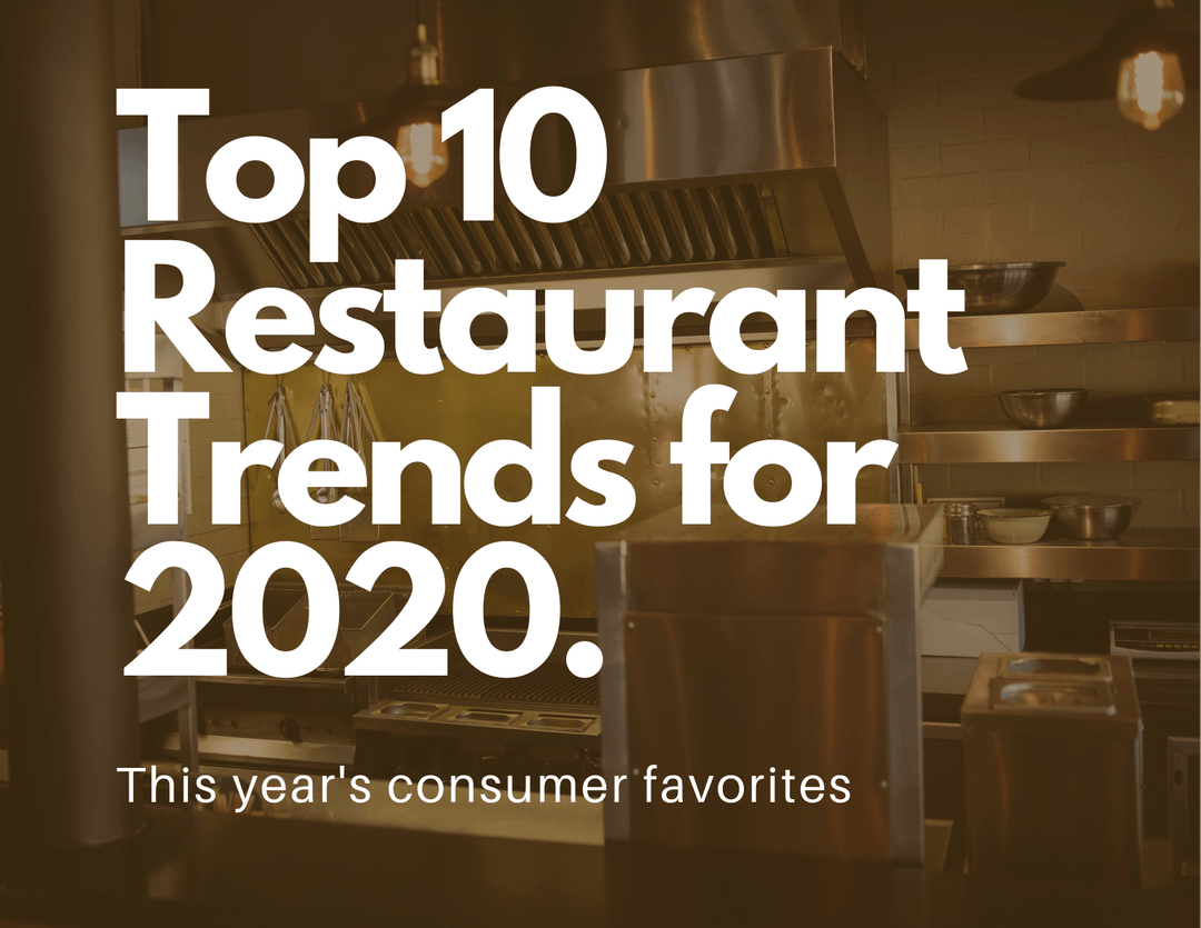 Top 10 Restaurant Trends for 2020 - ShopAtDean