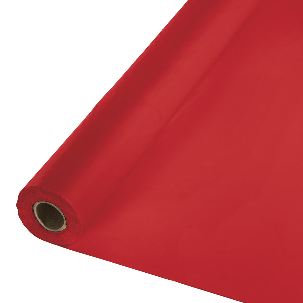 Red 40 X 150 Roll Tablecover