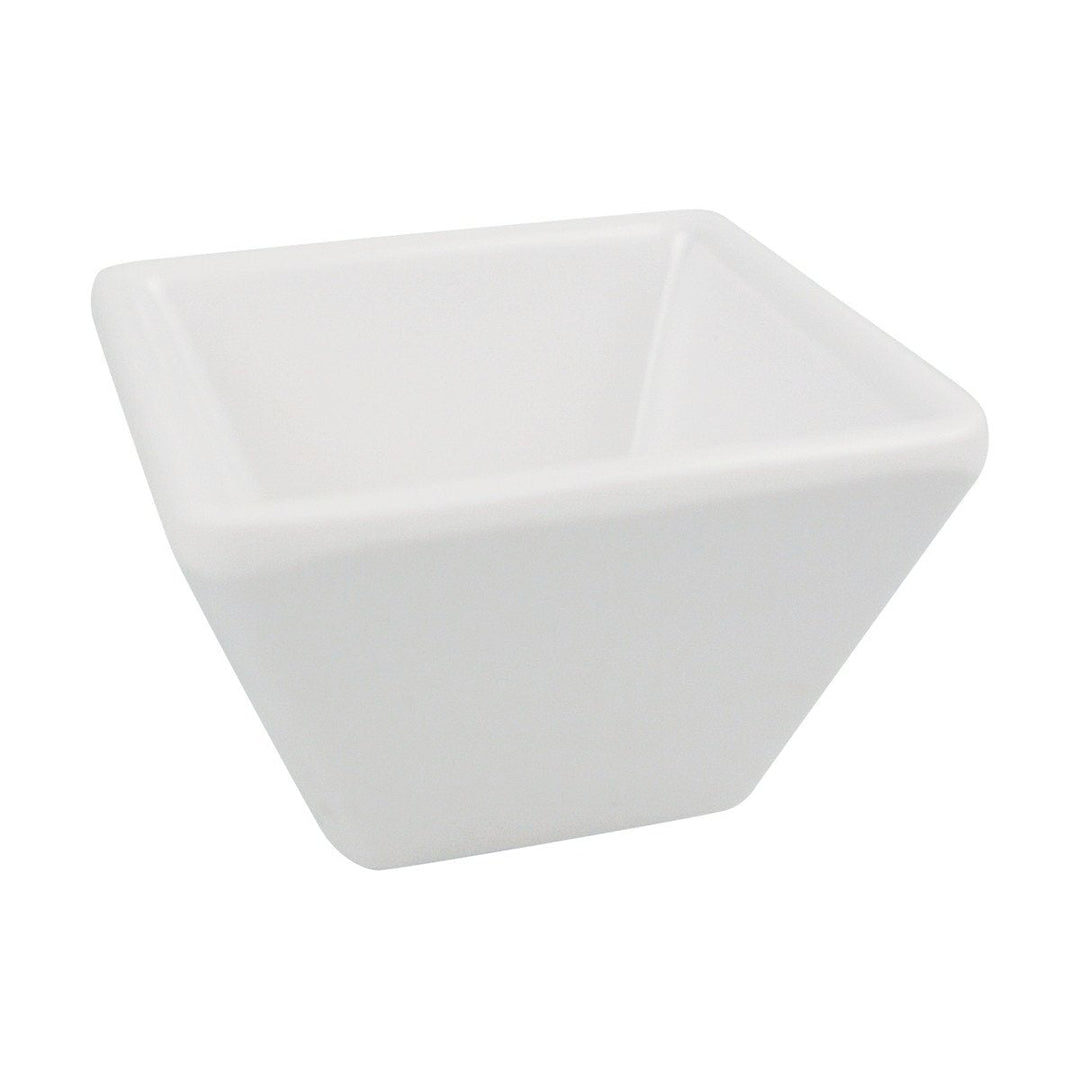 American Metalcraft 1-1/8 Oz White Square Sauce Cup (MELSC15)