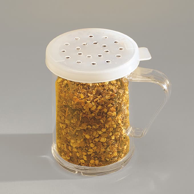 American Metalcraft 10 Oz Polycarbonate Dredge With 3 Tops (10SD)