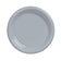 Creative Converting 10" Round Silver Plastic Plates