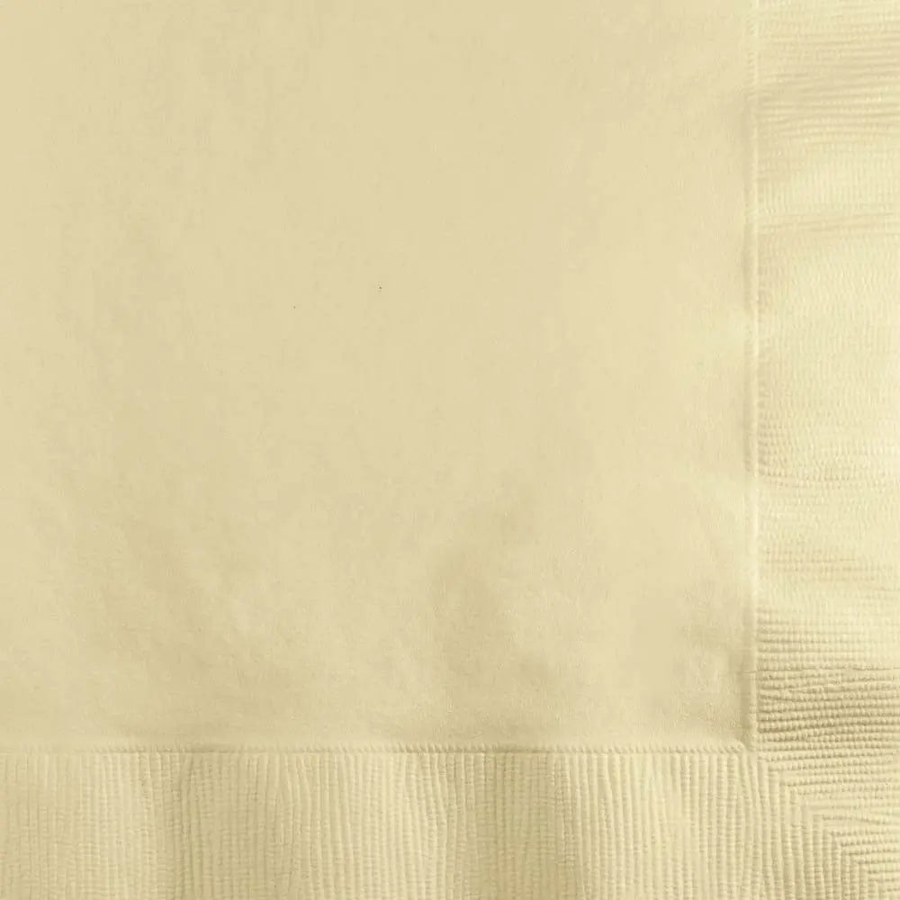 10" X 10" Ivory Beverage Napkins