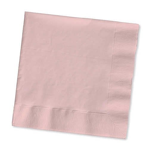 Creative Converting 10" X 10" Pink Beverage Napkins