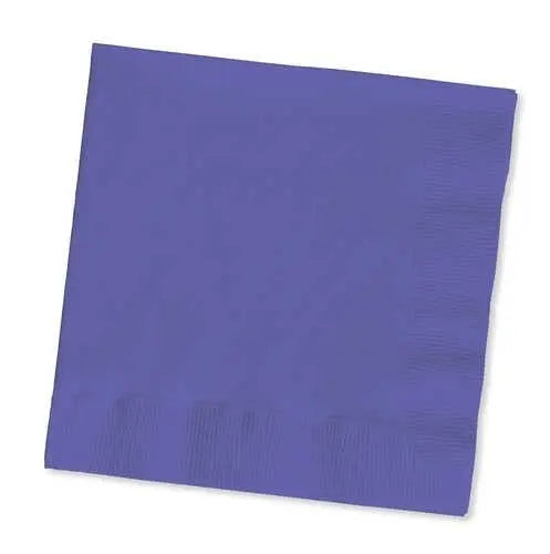 10" X 10" Purple Beverage Napkins