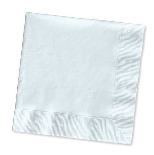 Creative Converting 10" X 10" White Beverage Napkins