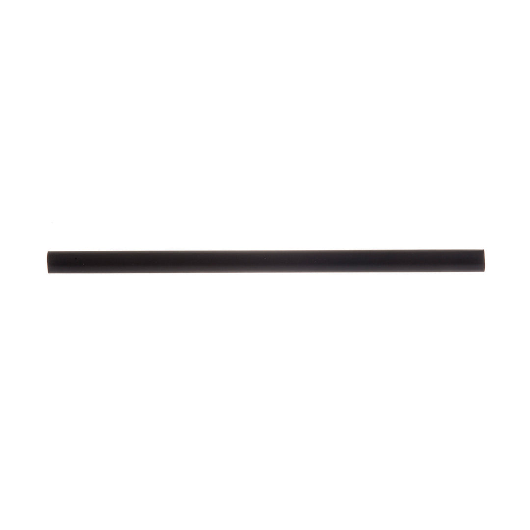 Tablecraft 100105 Unwrapped Black Plastic Straws 5.75"