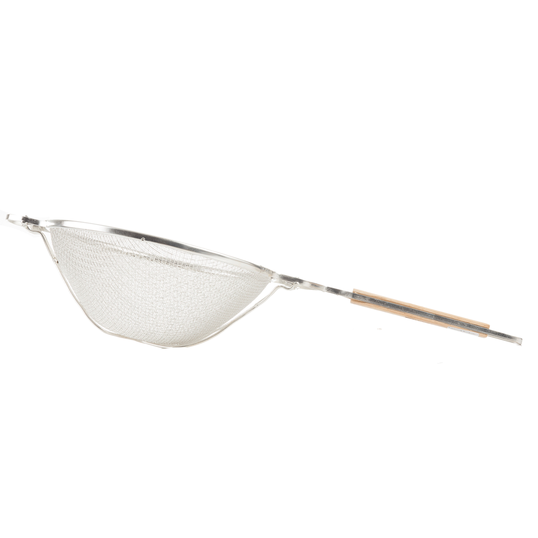 Tablecraft 1022 10.25" Reinforced Double Mesh Strainer Flat