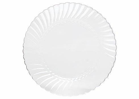 WNA CW10144CL Classicware 10.25" Clear Heavy Duty Plates