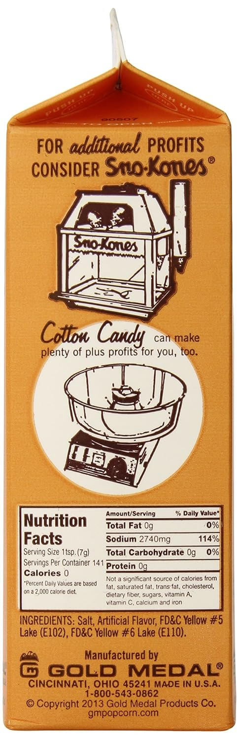 Flavacol 35 oz Popcorn Seasoning Salt