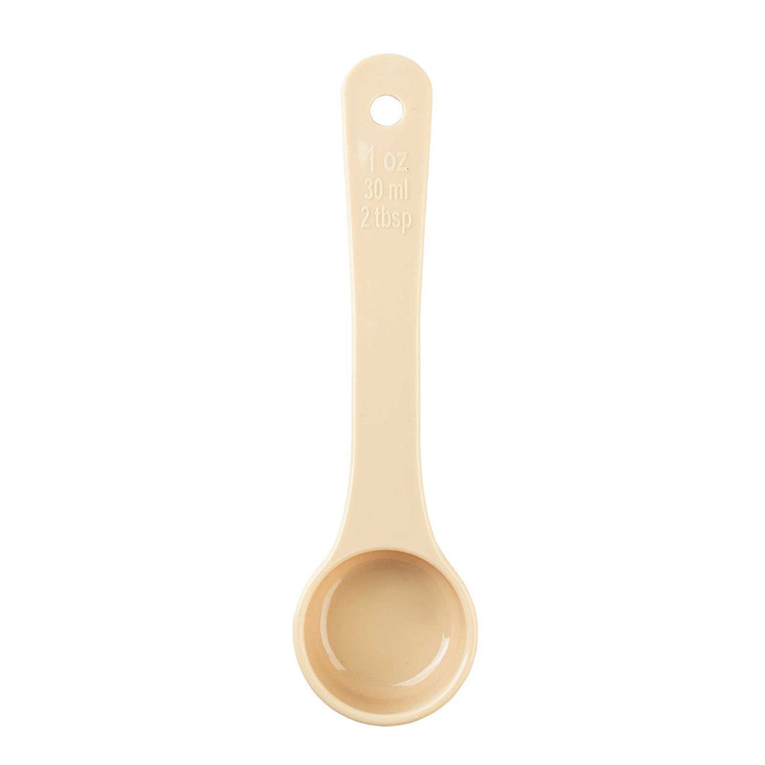 Tablecraft 10638 1 oz Portion 7.785" Solid Spoonout Spoon