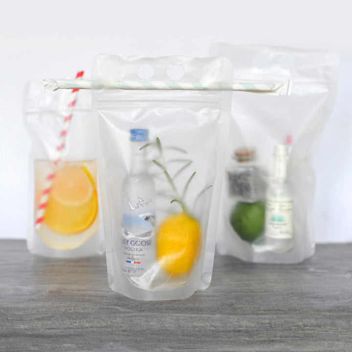 Tablecraft 10681 10 Oz To-Go Beverage Pouch