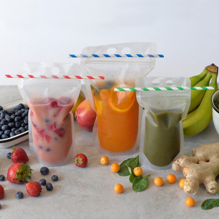 Tablecraft 10681 10 Oz To-Go Beverage Pouch