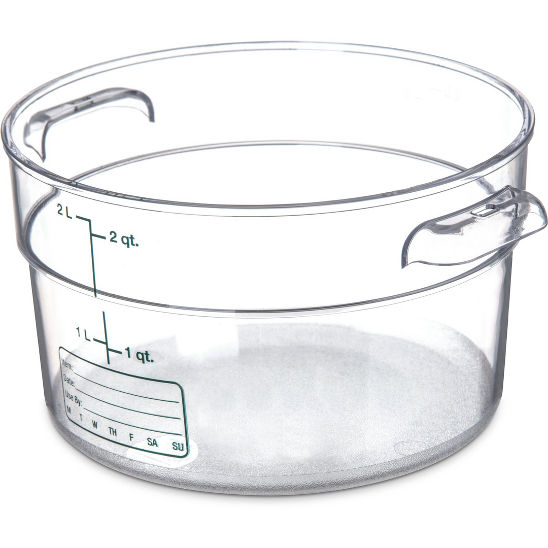 2 Qt Round Clear Container Storplus (10763-07)