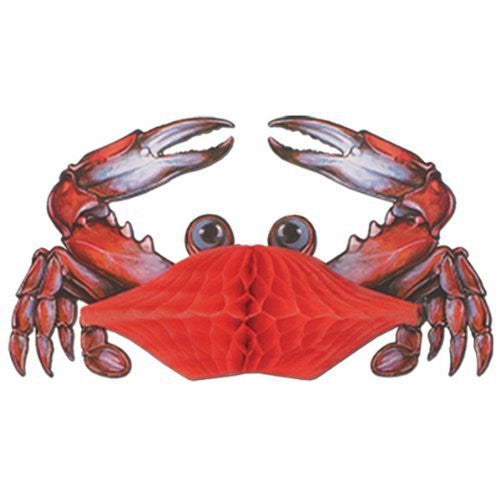 Beistle 11" Tissue Crab Decoration (55520)