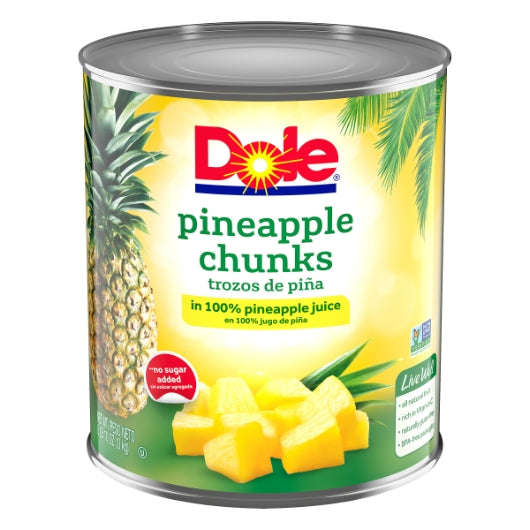 Pineapple Chunks in 100% Juice 106 oz (#10 Can)
