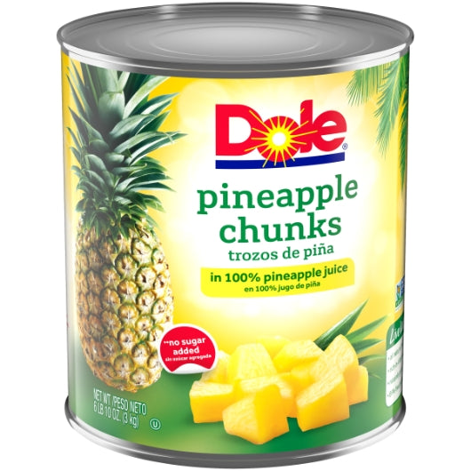 Pineapple Chunks in 100% Juice 106 oz (#10 Can)