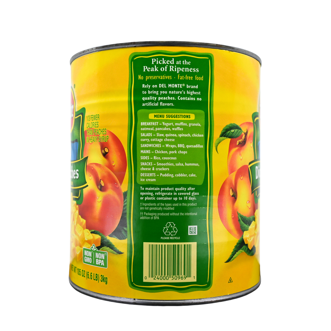 Diced Peaches in Light Syrup 106 oz (#10 Can)