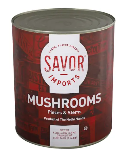 Mushroom Pieces & Stems (#10 Can)