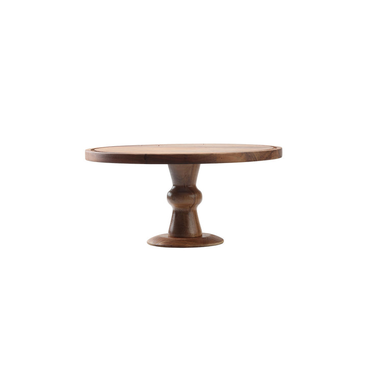 Tablecraft 11441 6" Acacia Cake Stand