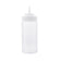 Tablecraft 11663C 16 Oz Natural Wide Mouth Squeeze Dispenser