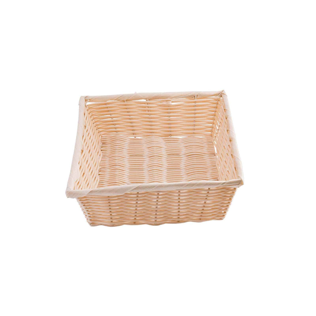 Tablecraft 1188W 14X10X3 Rectangular Woven Basket