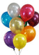 Creative Converting 12" Assorted Metallic Color Balloons