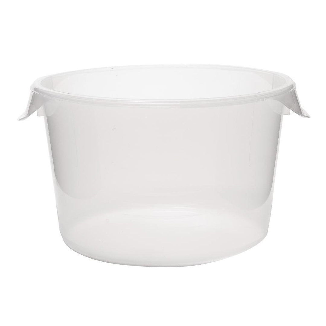 12 Qt Clear Round Food Container Uses Lid 5730 (5726-24)