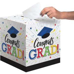 12" x 12" Hats Off Graduation Card Box
