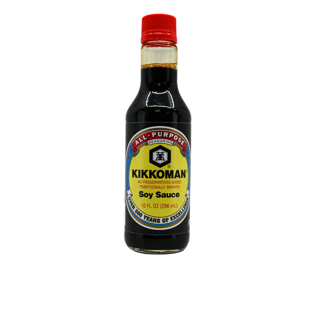 Kikkoman's Soy Sauce 10 Oz Bottle