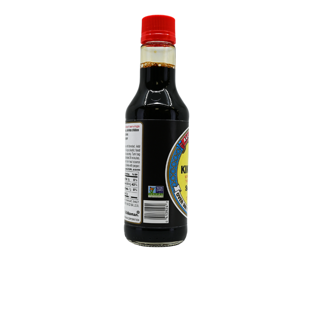 Kikkoman's Soy Sauce 10 Oz Bottle