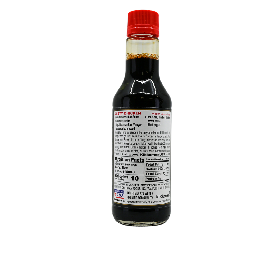 Kikkoman's Soy Sauce 10 Oz Bottle