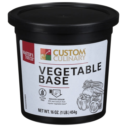 Custom Culinary All Natural Gluten Free Vegan Vegetable Base