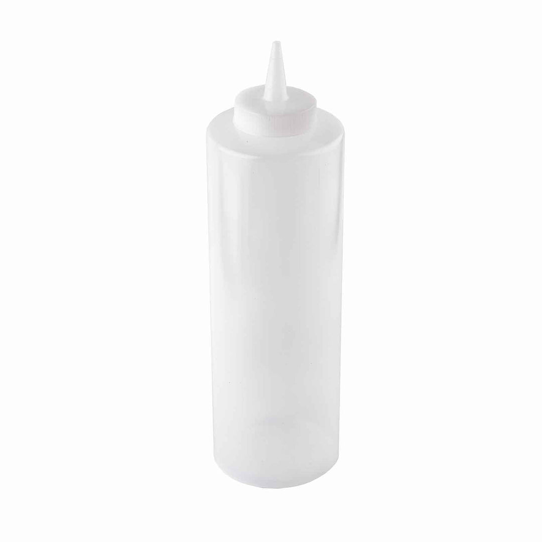 Tablecraft 124C-1 24 Oz Clear Squeeze Bottle