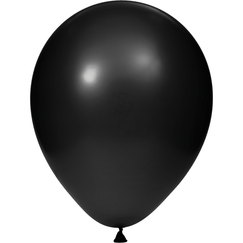 Creative Converting 12" Black Velvet Latex Balloons