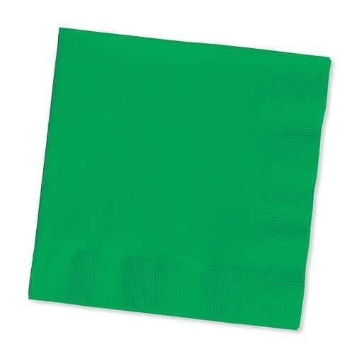 Creative Converting 13" X 13" Emerald Green Luncheon Napkins