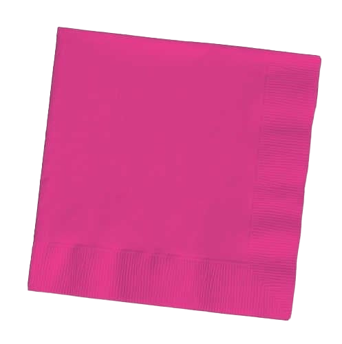 Creative Converting 13" X 13" Hot Magenta Luncheon Napkins
