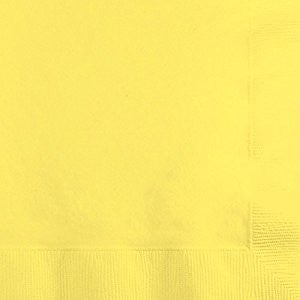 Creative Converting 13" X 13" Mimosa Yellow Luncheon Napkins
