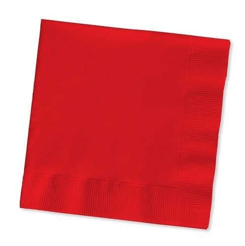 Creative Converting 13" X 13" Red Luncheon Napkins