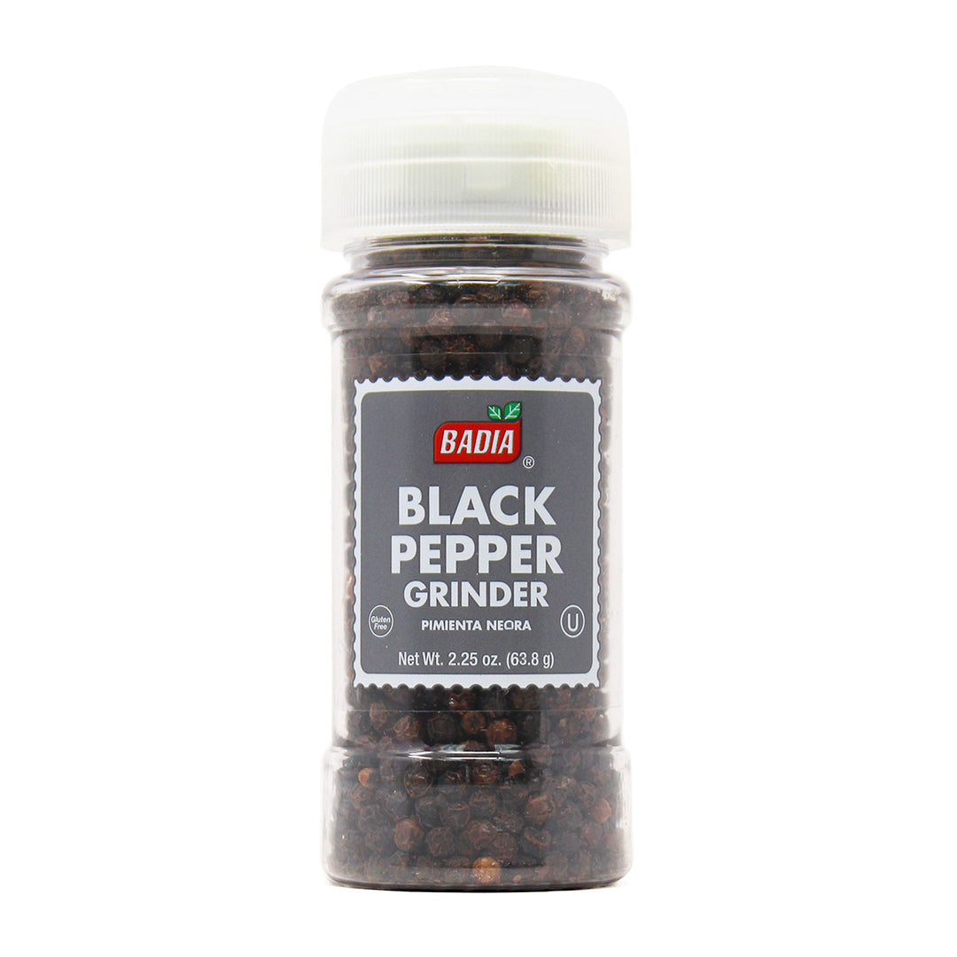 Badia 2.25 oz Whole Black Pepper Grinder