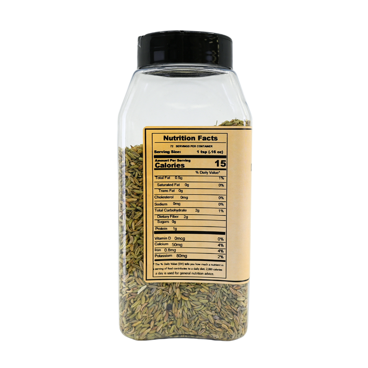 Whole Fennel Seed 12 oz