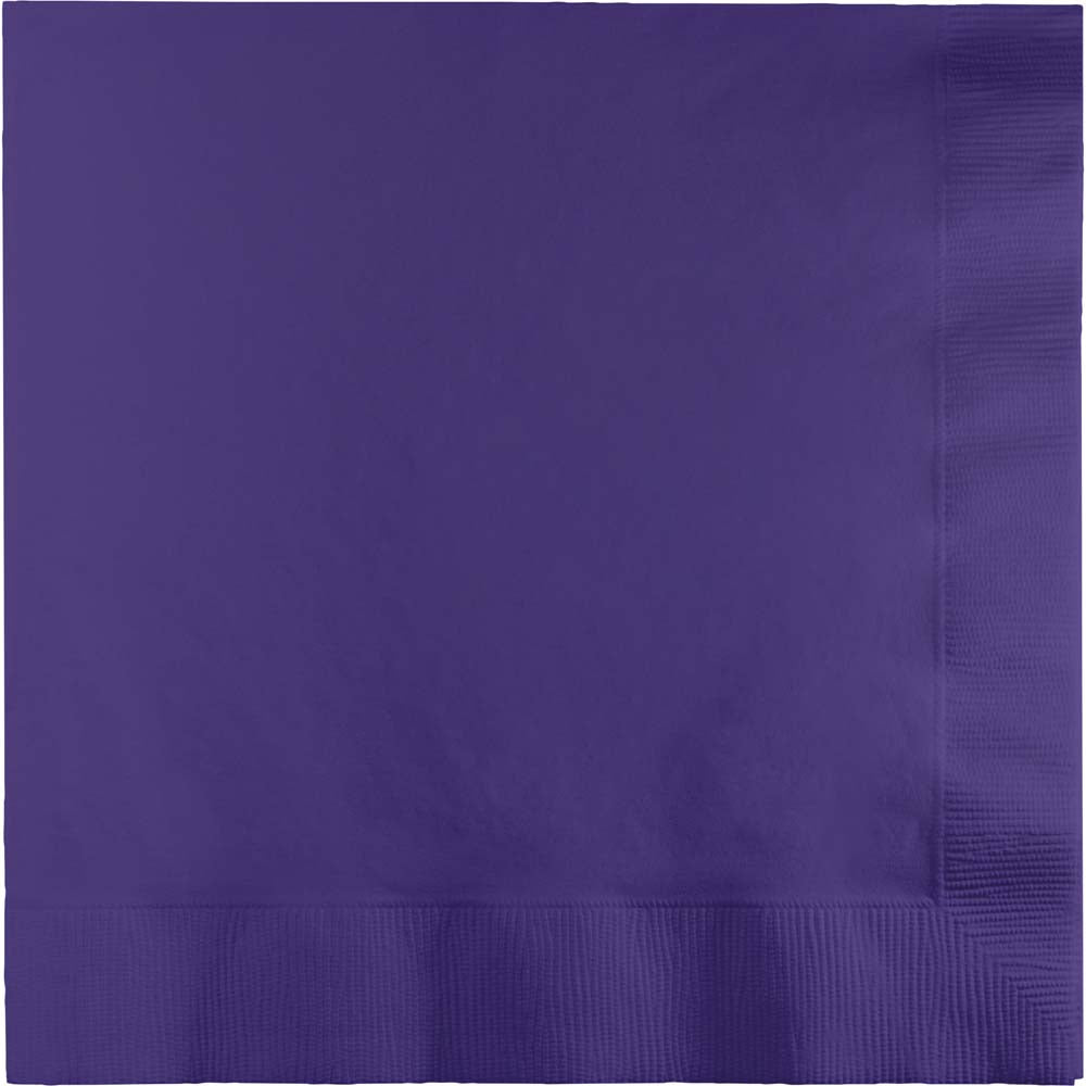 Creative Converting 13" X 13" Purple Lunch Napkins