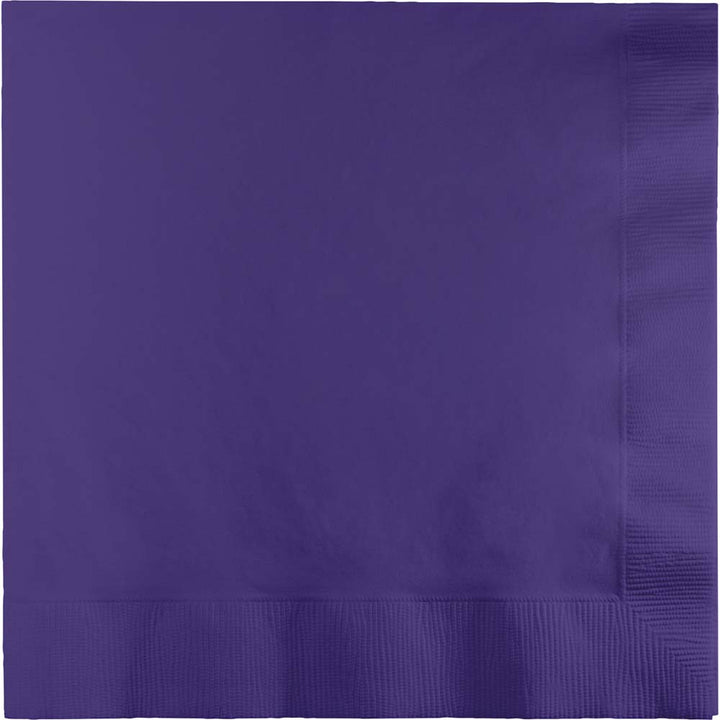 Creative Converting 13" X 13" Purple Lunch Napkins