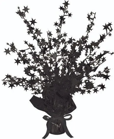 15" Black Star Gleam N Burst Centerpiece (50806-BK)
