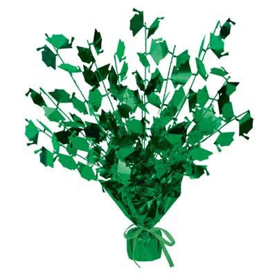 Beistle 15" Green Graduate Cap Gleam N Burst Centerpiece (50807-G)