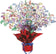 Beistle 15" Happy Birthday Gleam N Burst Centerpiece (50809-MC)