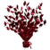 Beistle 15" Maroon Graduate Cap Gleam N Burst Centerpiece (50807-M)
