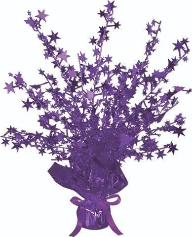15" Purple Star Gleam N Burst Centerpiece (50806-PL)