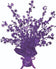 Beistle 15" Purple Star Gleam N Burst Centerpiece (50806-PL)