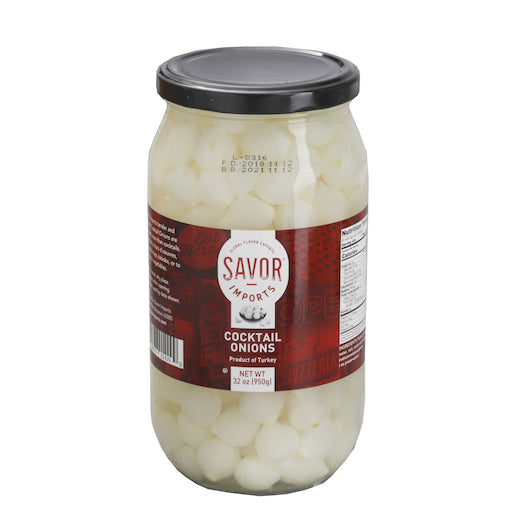 Savor Imports 32 oz Cocktail Onions