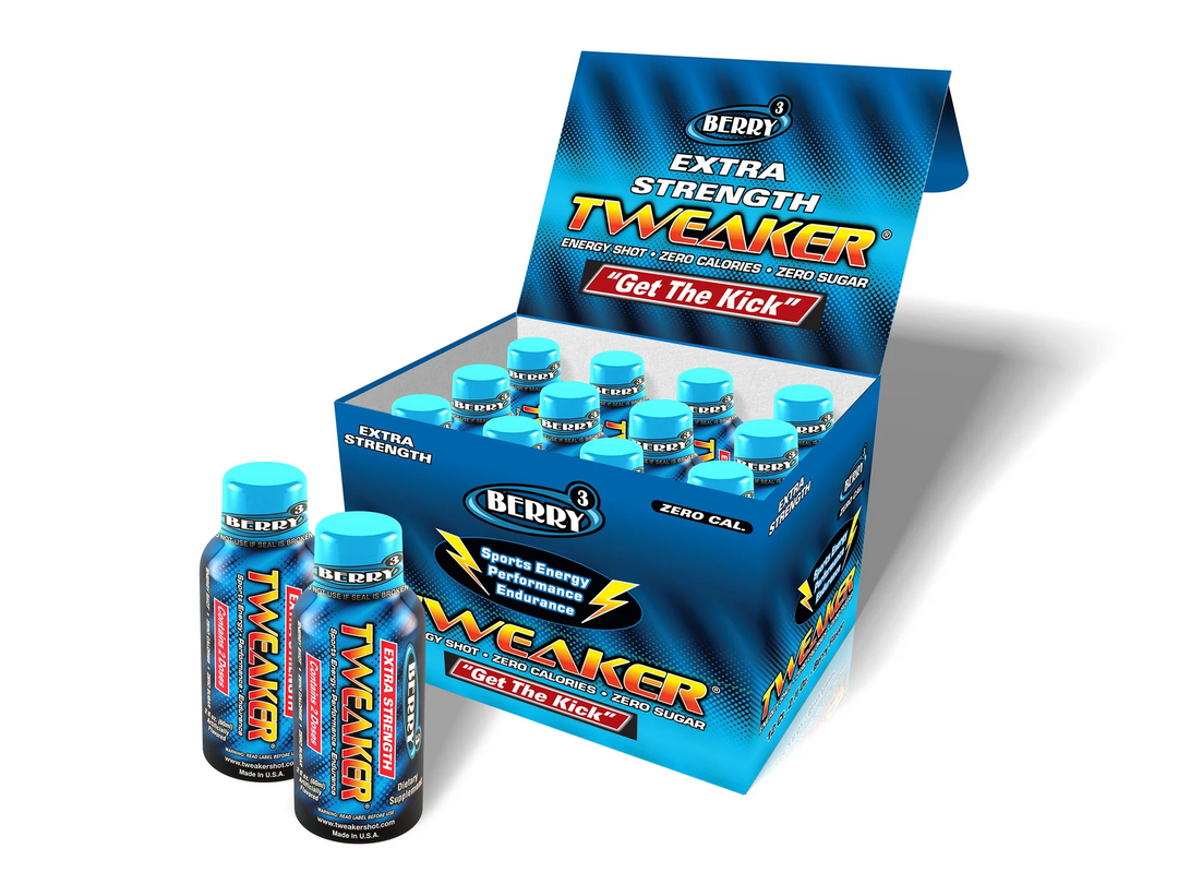 Tweaker 00158 Extra Strength Berry 2 oz Energy Shot